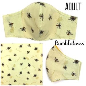 Bumblebees Adult Face Mask